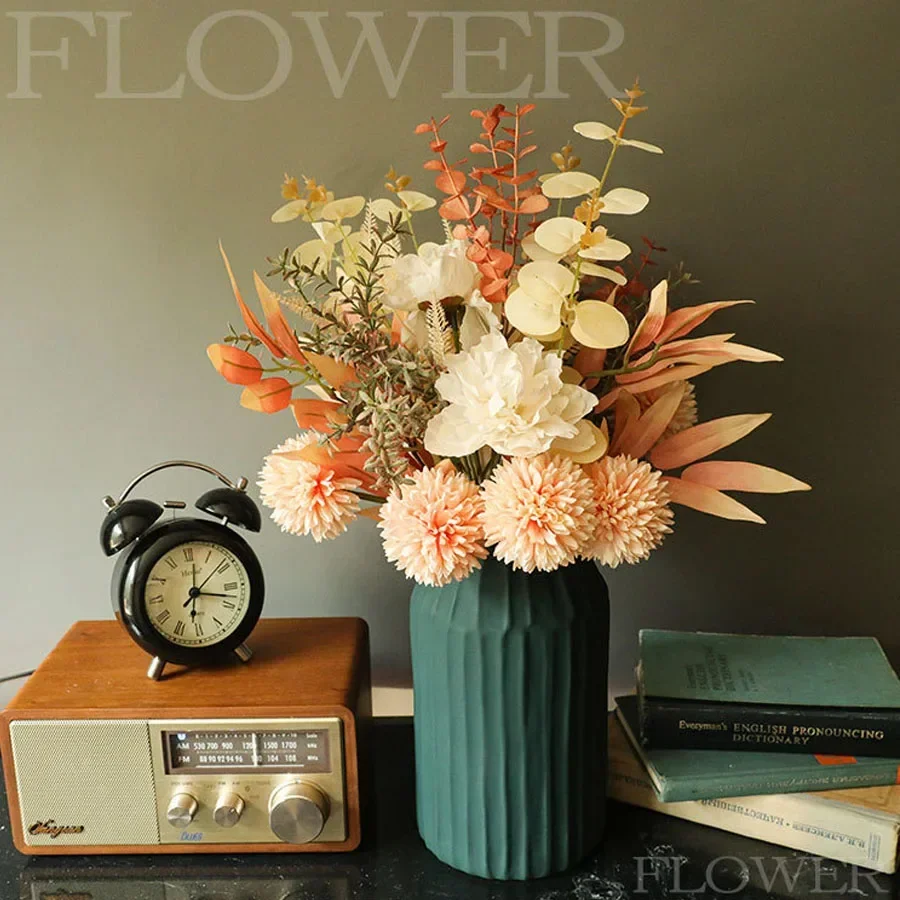 Dried Flower Bulk - @@Karahindiba Buketi Yapay Çiçek Simülasyonu Kurutulmuş