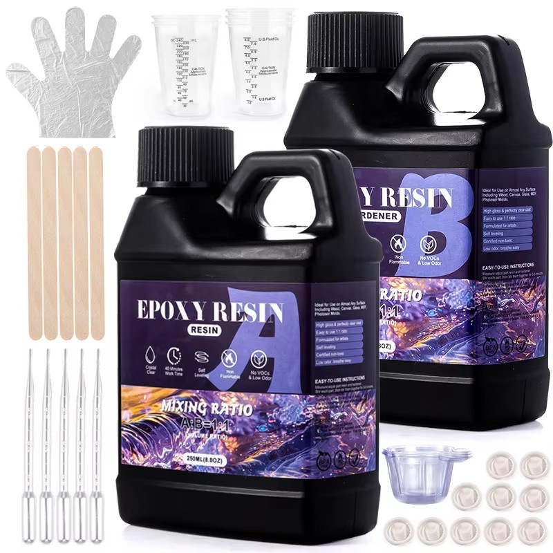 Kolay Karışım 1:1 Epoksi Reçin - Epoxy Uv Resin Kit incelemesi ve fiyatı