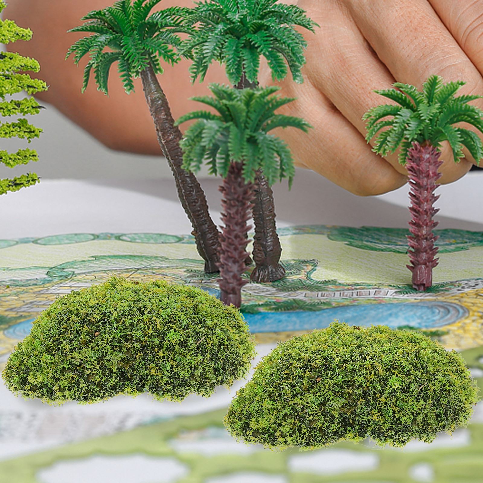 12 adet Yapay Yosun Kayalar Sa - Terrarium Moss Art incelemesi ve fiyatı