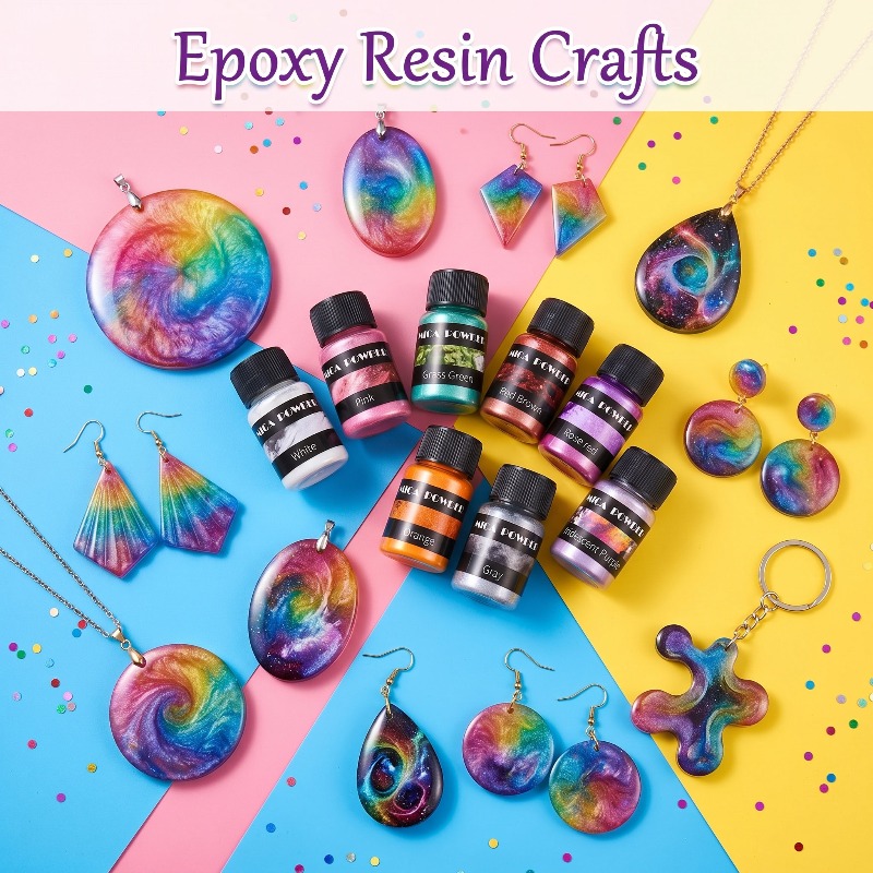 2/24 renkli metal pigment tozu - Resin Pigment Set incelemesi ve fiyatı