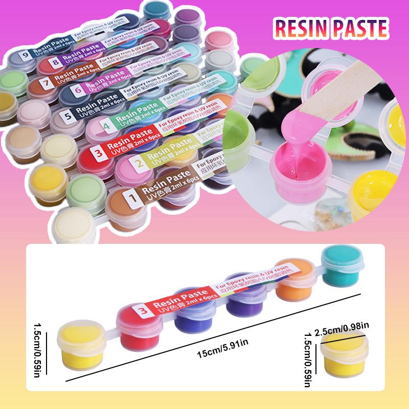 6 renk/Set Macun Pigment UV Re - Resin Pigment Set incelemesi ve fiyatı