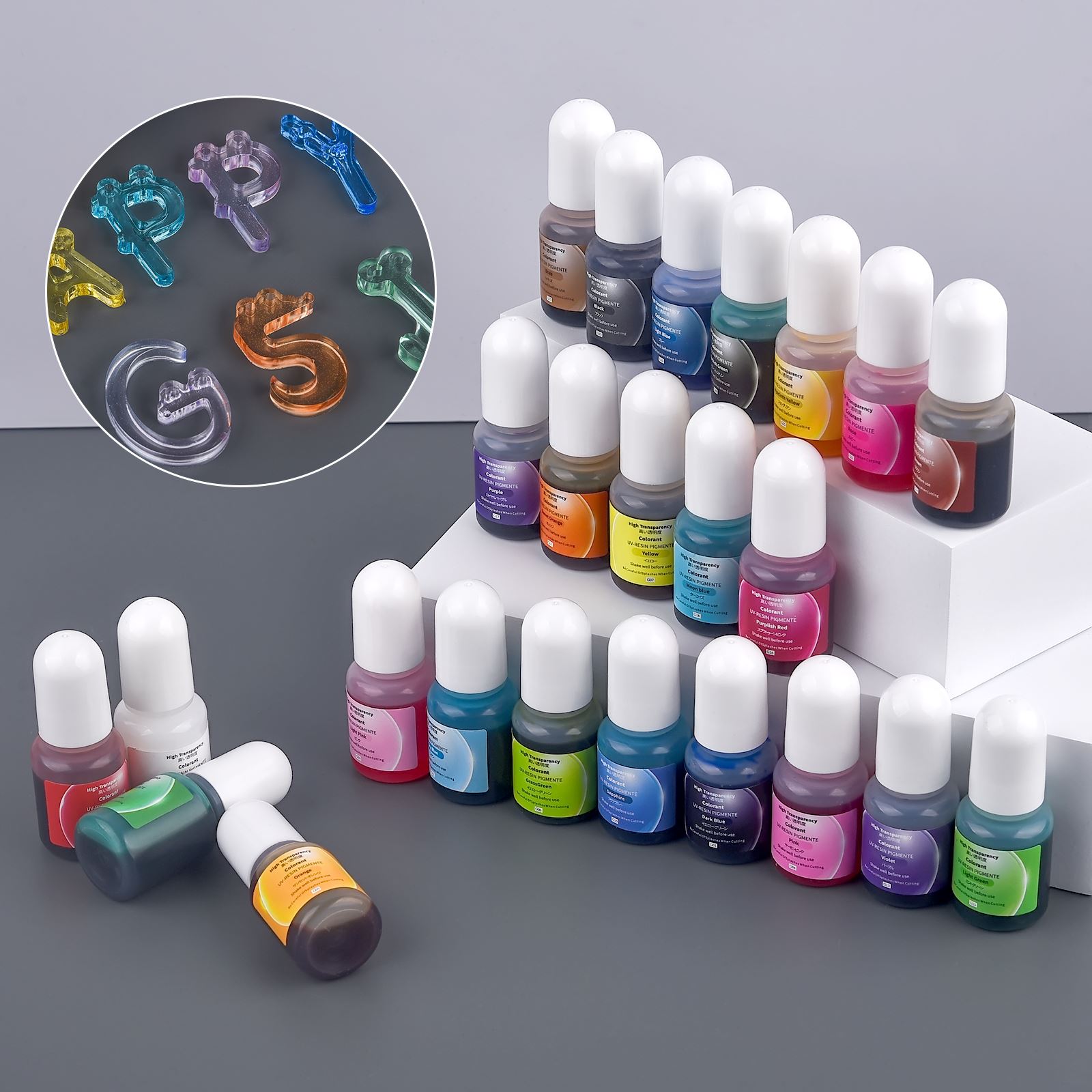 24 Renk 5ml Epoksi Reçine Pigm - Epoxy Uv Resin Kit incelemesi ve fiyatı