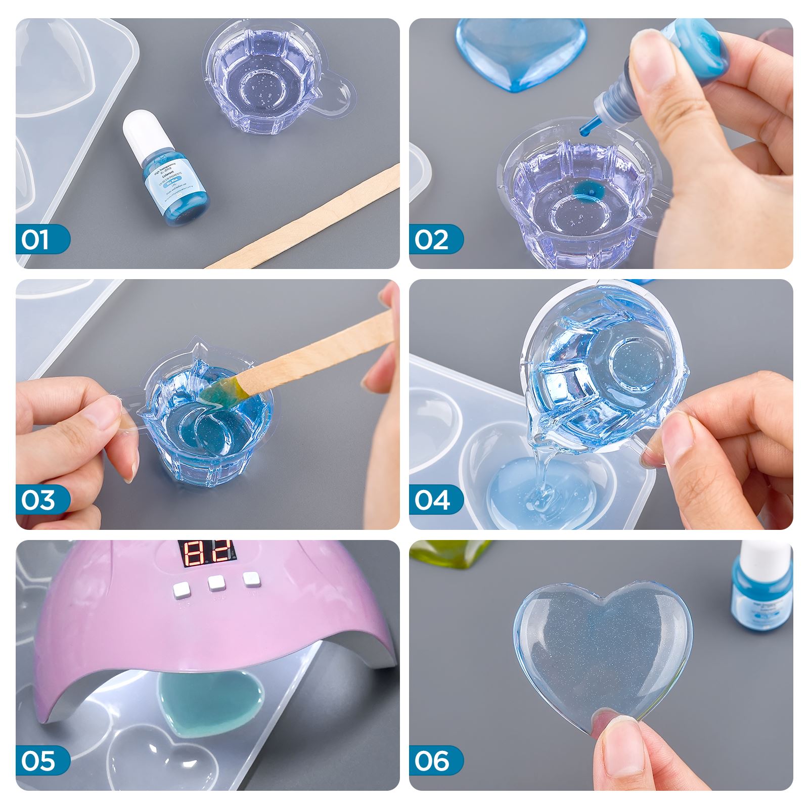 24 Renk 5ml Epoksi Reçine Pigm - Epoxy Uv Resin Kit incelemesi ve fiyatı